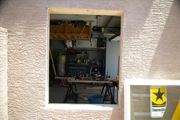 4-28-07 Garge Workshop - Installing Window (21)